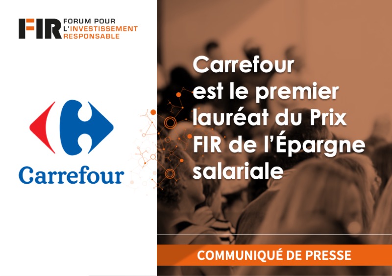 Carrefour est le premier lauréat du Prix FIR de l’Épargne salariale
