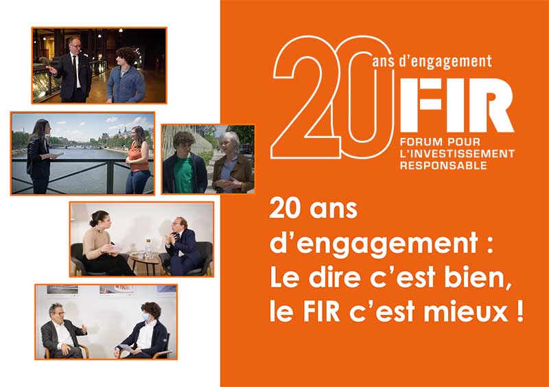 Prochainement – 20 ans d’engagement : Le dire c’est bien, le FIR c’est mieux !