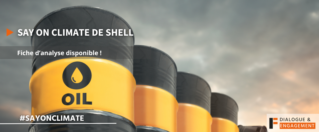 Say on Climate de Shell : Un plan d'actions à approfondir au vu des objectifs fixés