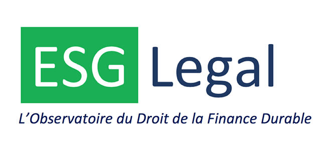 ESG Legal, L'Observatoire du Droit de la Finance Durable